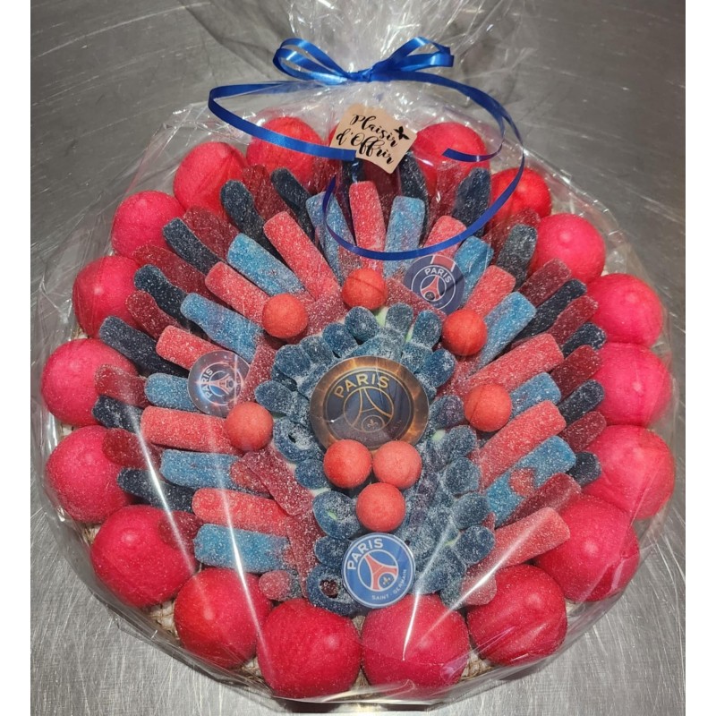 psg foot club supporter bonbons gateaux enfants fete barbecue mariage adultes gender bébé
