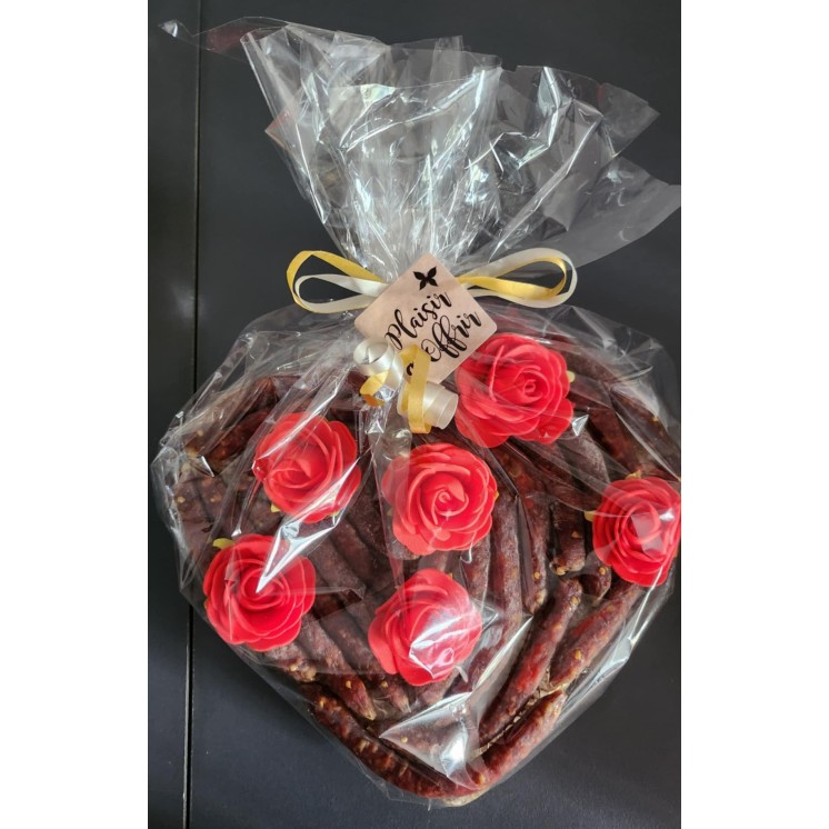 saucissons sauciflettes coeur saint valentin fete barbecue amour douceur adultes enfants anniversaire