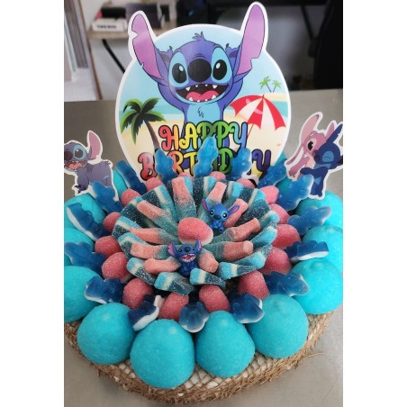 stitch fille bonbons gateaux anniversaire fete jouets haribo dulceplus barbecue