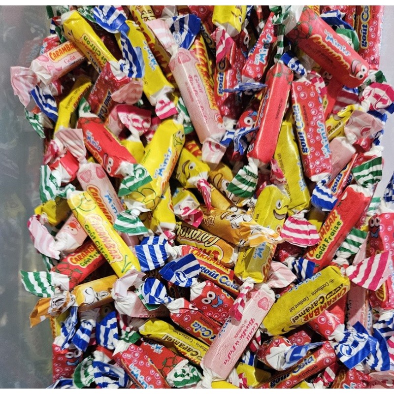 mini carambar mix barbe a papa coca fraise citron haribo fizzy