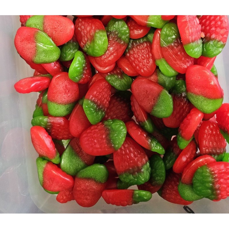 fraise lisse bonbons haribo fizzy fete enfants adultes bonbons