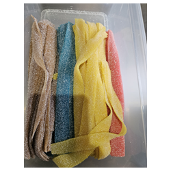 ceintures acidulees bonbons bisous sucré fizzy dulceplus damel haribo jumbo