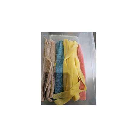 ceintures acidulees bonbons bisous sucré fizzy dulceplus damel haribo jumbo