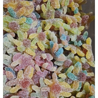 bonbons haribo fizzy banane fruits sucrés cémoi cerdan ferrero trolli carambar chupa chups dragibus pipas sucettes caramel