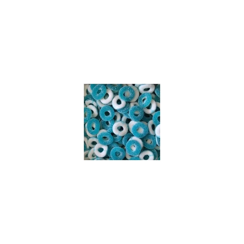 DULCEPLUS Anneaux sucrés goût FRAMBOISE