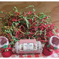 Saucisson chocolat , noisettes pralinés noel fete enfants panier garnis gourandise artisanale