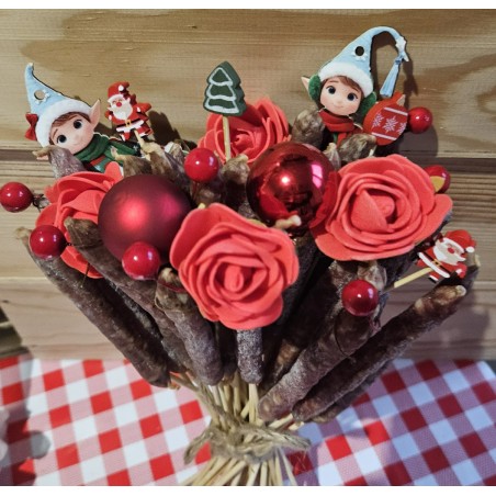 bouquets fleurs jardin saucissons sauciflettes justin bridou saint azay