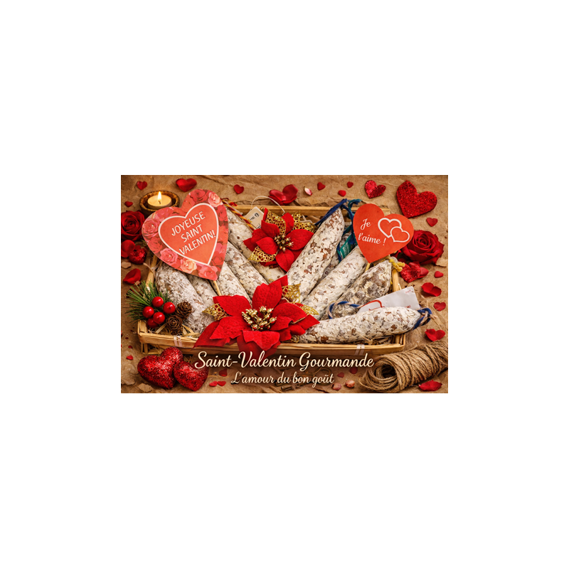 Le panier du bon vivant st valentin a 29.92 euros