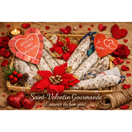 Le panier du bon vivant st valentin a 29.92 euros