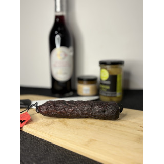 saucisson myrtilles fruits figues coque savoureux exquis apero fete cochonou saint agaune