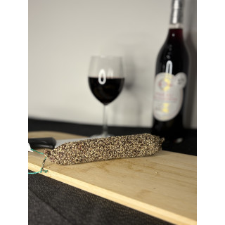 saucisson poivre epices piquant fort sauciflette saucisse gout cochonou justin bridou