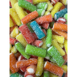 bonbons haribo fizzy banane fruits sucrés cémoi cerdan ferrero trolli carambar chupa chups dragibus pipas sucettes